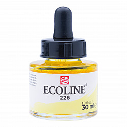 Talens Ecoline Liquid Watercolour Ink Bottle - 30 ml - No. 226 Pastel Yellow