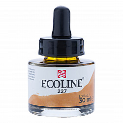 Talens Ecoline Liquid Watercolour Ink Bottle - 30 ml - No. 227 Yellow Ochre