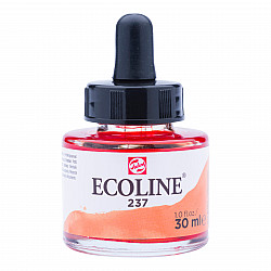 Talens Ecoline Liquid Watercolour Ink Bottle - 30 ml - No. 237 Deep Orange