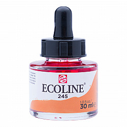 Talens Ecoline Liquid Watercolour Ink Bottle - 30 ml - No. 245 Saffron Yellow