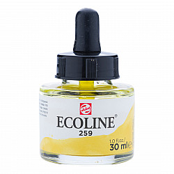 Talens Ecoline Liquid Watercolour Ink Bottle - 30 ml - No. 259 Sand Yellow