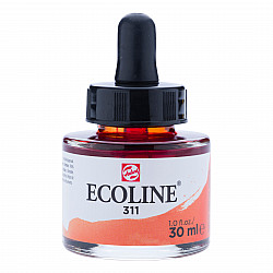 Talens Ecoline Liquid Watercolour Ink Bottle - 30 ml - No. 311 Vermilion