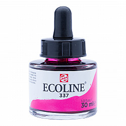 Talens Ecoline Liquid Watercolour Ink Bottle - 30 ml - No. 337 Magenta