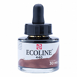 Talens Ecoline Liquid Watercolour Ink Bottle - 30 ml - No. 440 Deep Sepia