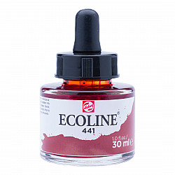 Talens Ecoline Liquid Watercolour Ink Bottle - 30 ml - No. 411 Burnt Sienna