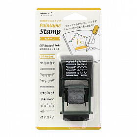 Midori Pre-Inked Rotating Stamp - Motif Pattern