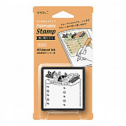 Midori Pre-Inked Stamp - Shopping List