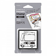 Midori Pre-Inked Stamp - Travel Go To