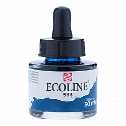 Talens Ecoline Liquid Watercolour Ink Bottle - 30 ml - No. 533 Indigo