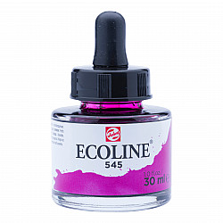 Talens Ecoline Liquid Watercolour Ink Bottle - 30 ml - No. 545 Red Violet
