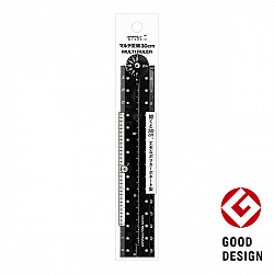 Midori Multi Ruler Liniaal - Opvouwbaar - 30 cm - Zwart