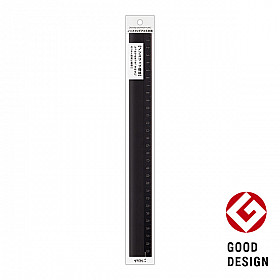 Midori Aluminium Liniaal - 30 cm - Zwart