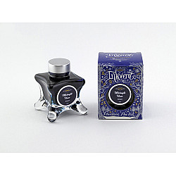 Diamine Inkvent Fountain Pen Ink - 50 ml - Midnight Hour (Sheen Ink)