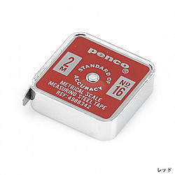 Penco Pocket Measure - 2 Meter Meetlint - Rood