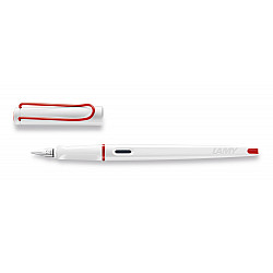 LAMY Joy Calligraphy Pen - White + Red (2019 Special Edition)