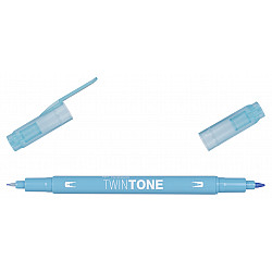 Tombow TwinTone Marker - Rainbow Colours - Light Blue