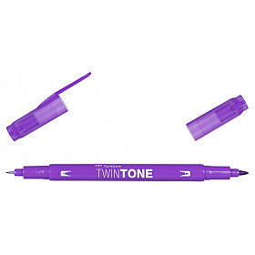 Tombow TwinTone Marker - Rainbow Colours - Violet