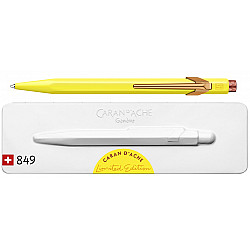 Caran d'Ache 849 CLAIM YOUR STYLE Ballpoint - Limited Edition - Canary Yellow