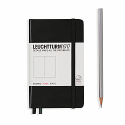 Leuchtturm1917 Notebook - Pocket A6 - Hardcover - Blanco - Zwart
