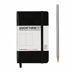 Leuchtturm1917 Notebook - Pocket A6 - Hardcover - Dotted - Black