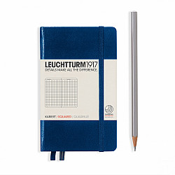 Leuchtturm1917 Notebook - Pocket A6 - Hardcover - Geruit - Navy