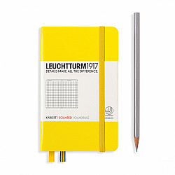 Leuchtturm1917 Notebook - Pocket A6 - Hardcover - Geruit - Lemon