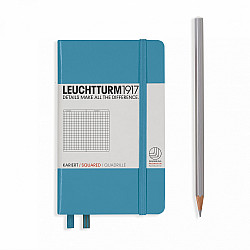 Leuchtturm1917 Notebook - Pocket A6 - Hardcover - Geruit - Nordic Blue