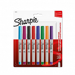 Sharpie Ultra Fine Permanent Marker - Ultra Fijn - Assorti Kleuren - Set van 8