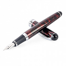 Jinhao X750 Fountain Pen - Medium - Red & Gold