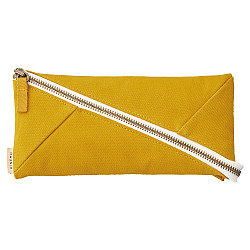 LIHIT LAB HINEMO Wide Open Pen Pouch - Large - Yellow