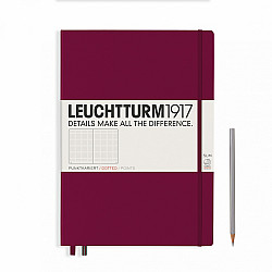 Leuchtturm1917 Master Slim Notebook - A4+ - Dotted - Port Red