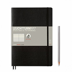 Leuchtturm1917 Notebook - B5 - Ruled - Softcover - Black