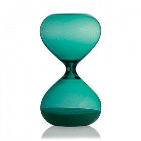 Hightide Hourglass L Zandloper - Looptijd 15 Minuten - Turquoise