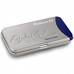 Pelikan Edelstein Large Fountain Pen Ink Cartridges - Box of 6 - Sapphire