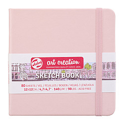 Talens Art Creation Sketchbook - 12 x 12 cm - Pastel Pink