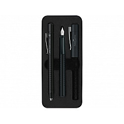 Faber-Castell Grip 2011 Fountain Pen & Ballpoint Set - Black