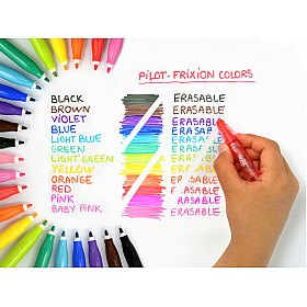 Pilot Frixion Colors Uitgumbare Viltstiften - Set van 12