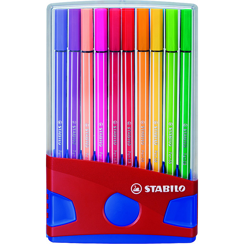 ventilatie welvaart opvoeder Stabilo Pen 68 ColorParade : Stabilo Pen 68 ColorParade Viltstiften ...