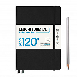 Leuchtturm1917 Notebook - Edition 120G - A5 - Dotted - 120g Paper - Black