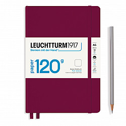 Leuchtturm1917 Notebook - Edition 120G - A5 - Plain - 120g Paper - Port Red