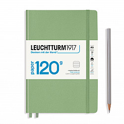 Leuchtturm1917 Notebook - Edition 120G - A5 - Gelinieerd - 120g Papier - Sage