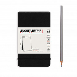 Leuchtturm1917 Reporter Notepad - Pocket A6 - Blanco - Zwart