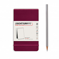 Leuchtturm1917 Reporter Notepad - Pocket A6 - Blanco - Port Red