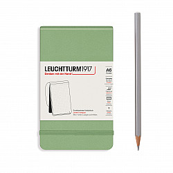Leuchtturm1917 Reporter Notepad - Pocket A6 - Dotted - Sage