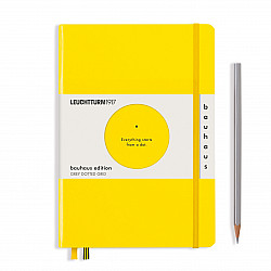 Leuchtturm1917 Notebook - Bauhaus Edition - A5 - Grey Dotted - Lemon