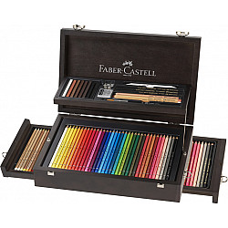 Faber-Castell Art & Graphic Coloured Pencils - Set of 108 in Wooden Case