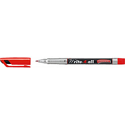 Stabilo Write-4-all Permanent Marker - Fijn - Rood