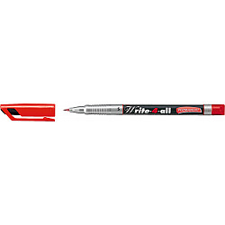 Stabilo Write-4-all Permanent Marker - Extra Fine - Red