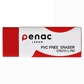 Penac Premium Dust-Free Eraser Gum - Groot - Rood