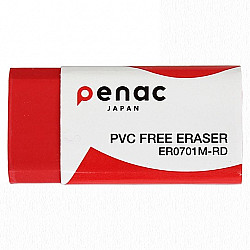 Penac Premium Dust-Free Eraser - Medium - Red